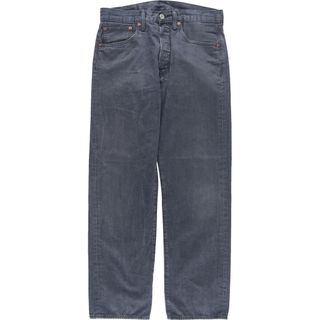 リーバイス(Levi's)の古着 リーバイス Levi's 501 先染め ブラックデニム ストレートデニムパンツ メンズw32  /eaa444961(デニム/ジーンズ)