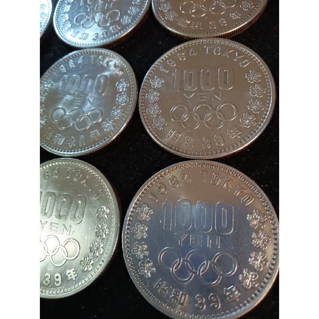 銀貨　東京オリンピック1.000円銀貨　silver925　銀貨状態綺麗20枚 エンタメ/ホビーの美術品/アンティーク(金属工芸)の商品写真