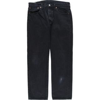 リーバイス(Levi's)の古着 リーバイス Levi's 501 後染め ブラックデニム ストレートデニムパンツ メンズw33  /eaa444973(デニム/ジーンズ)