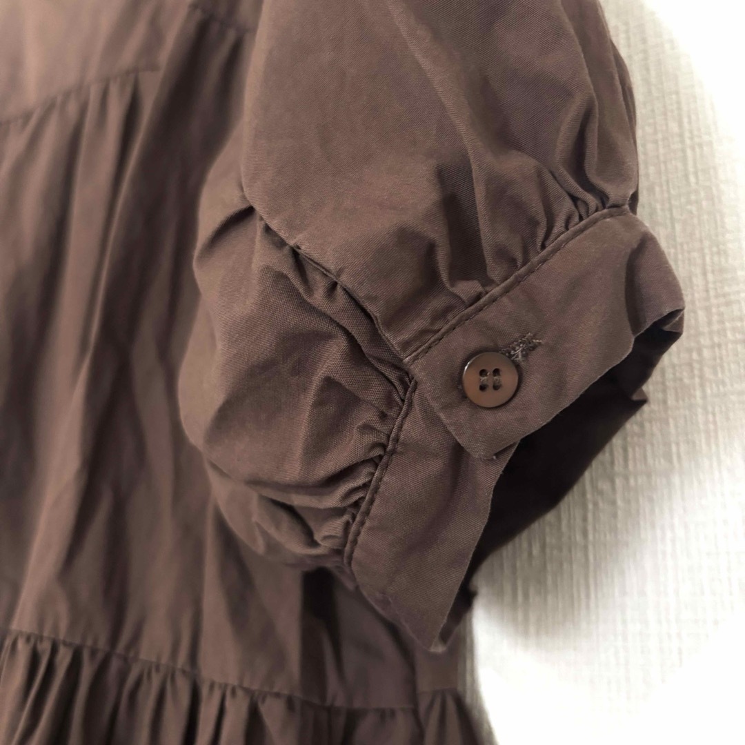 GRL(グレイル)のGRLグレイル/2wayフレアシャツワンピースパフ袖チュニック羽織りゆったり綿 レディースのトップス(チュニック)の商品写真
