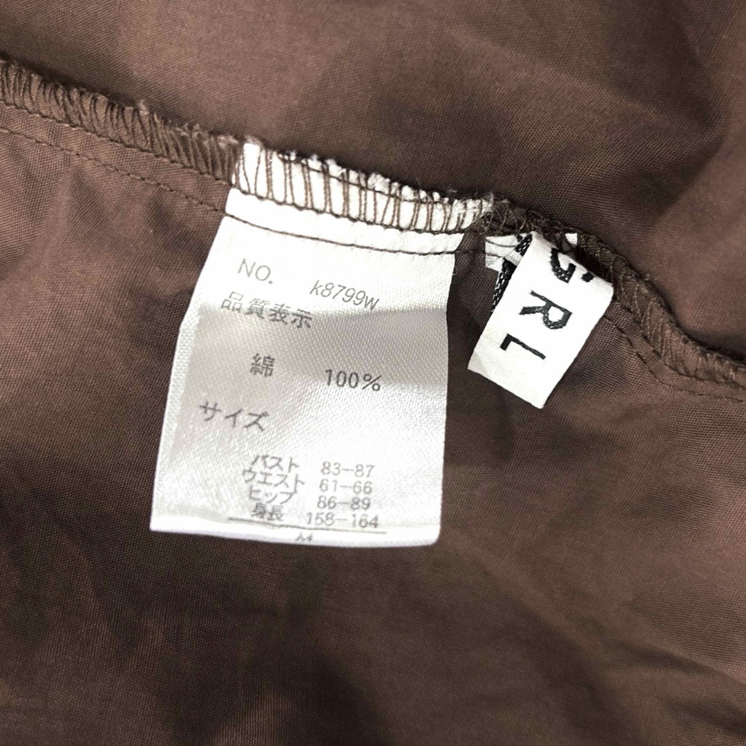 GRL(グレイル)のGRLグレイル/2wayフレアシャツワンピースパフ袖チュニック羽織りゆったり綿 レディースのトップス(チュニック)の商品写真