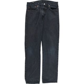 リーバイス(Levi's)の古着 リーバイス Levi's 501 後染め ブラックデニム ストレートデニムパンツ メンズw32  /eaa444968(デニム/ジーンズ)