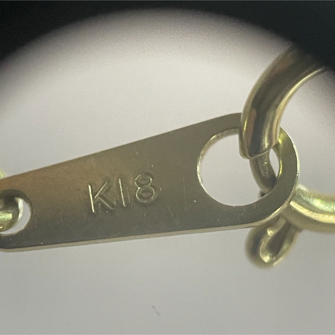 K18 ベネチアンネックレス 45㎝ 13g 幅約2.2㎜ メンズのアクセサリー(ネックレス)の商品写真