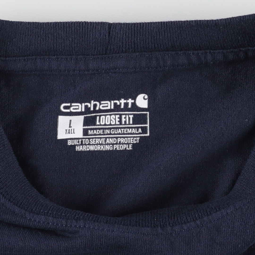 carhartt(カーハート)の古着 カーハート Carhartt Loose Fit 半袖 ワンポイントロゴポケットTシャツ メンズL /eaa431071 メンズのトップス(Tシャツ/カットソー(半袖/袖なし))の商品写真