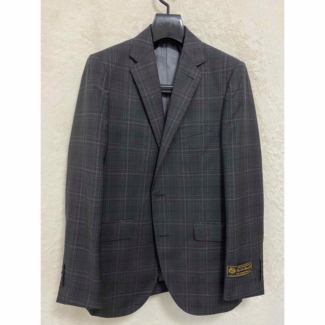 LORO PIANA(ロロピアーナ)の【新品】ロロピアーナ生地 メンズ スーツ AB4 M スリムフィット チェック柄 メンズのスーツ(セットアップ)の商品写真