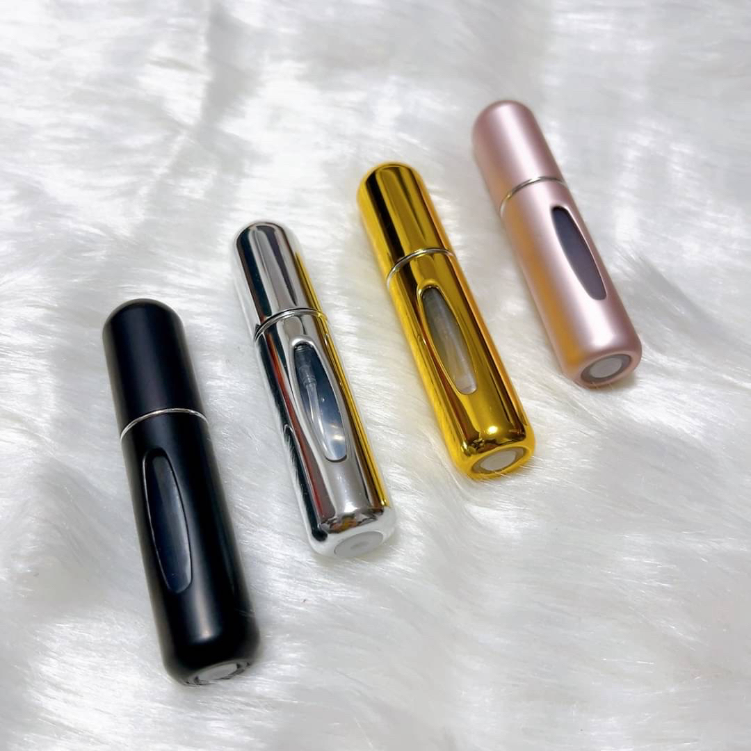 アトマイザー　ゴールド　香水　詰め替え　スプレー　5ml　コンパクト　携帯用 コスメ/美容の香水(その他)の商品写真