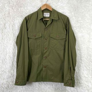 ヤエカ(YAECA)のYAECA LIKE WEAR BAKER SHIRT ベイカーシャツ 緑(シャツ)