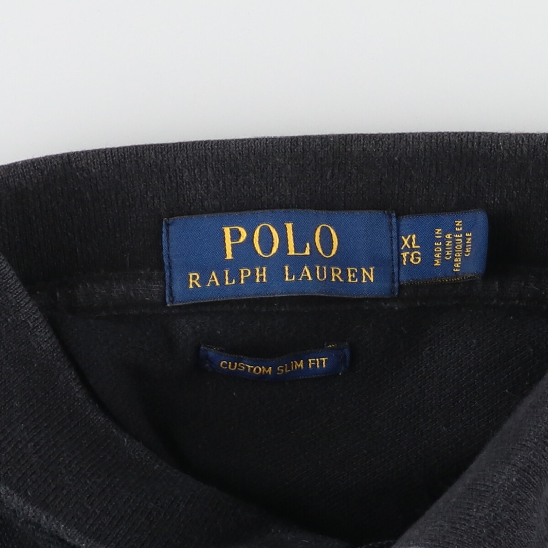 Ralph Lauren(ラルフローレン)の古着 ラルフローレン POLO RALPH LAUREN CUSTOM SLIM FIT ビッグポニー 半袖 ポロシャツ メンズXL /eaa444848 メンズのトップス(ポロシャツ)の商品写真