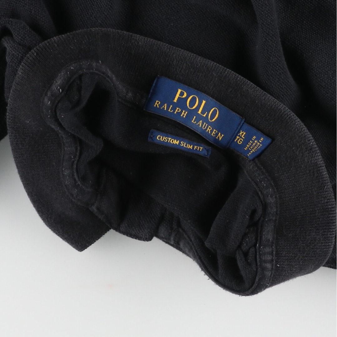 Ralph Lauren(ラルフローレン)の古着 ラルフローレン POLO RALPH LAUREN CUSTOM SLIM FIT ビッグポニー 半袖 ポロシャツ メンズXL /eaa444848 メンズのトップス(ポロシャツ)の商品写真