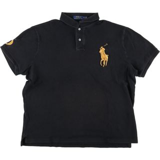 ラルフローレン(Ralph Lauren)の古着 ラルフローレン POLO RALPH LAUREN CUSTOM SLIM FIT ビッグポニー 半袖 ポロシャツ メンズXL /eaa444848(ポロシャツ)