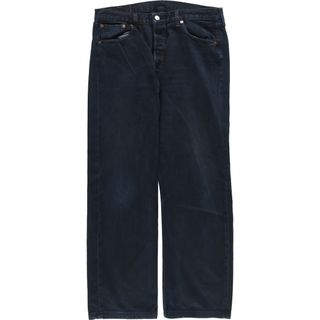 リーバイス(Levi's)の古着 リーバイス Levi's 501 後染め ブラックデニム ストレートデニムパンツ メンズw36/eaa444972(デニム/ジーンズ)