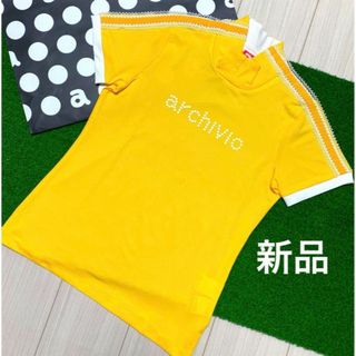 アルチビオ(archivio)のアルチビオ  半袖モックネック　ゴルフウェア　新品(ウエア)