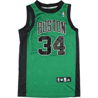 アディダス(adidas)の古着 アディダス adidas NBA BOSTON CELTICS ボストンセルティックス メッシュ ゲームシャツ レプリカユニフォーム メンズXXL /eaa445672(タンクトップ)