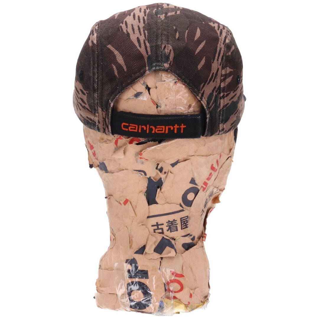 carhartt(カーハート)の古着 カーハート Carhartt 迷彩柄 5パネルキャップ ワークキャップ フリーサイズ /gaa004200 レディースの帽子(キャップ)の商品写真