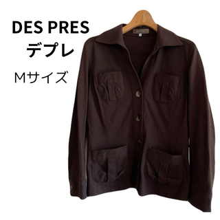 デプレ(DES PRES)の【美品】DES PRES デプレ シャツ ジャケット ブラウン(Tシャツ(長袖/七分))