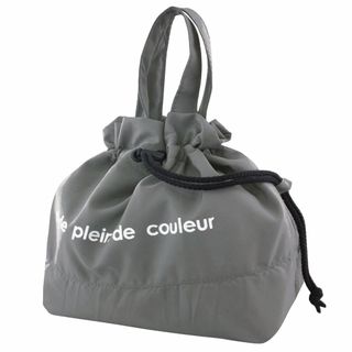 【色: グレー】style plein de couleur ランチバッグ お弁(弁当用品)