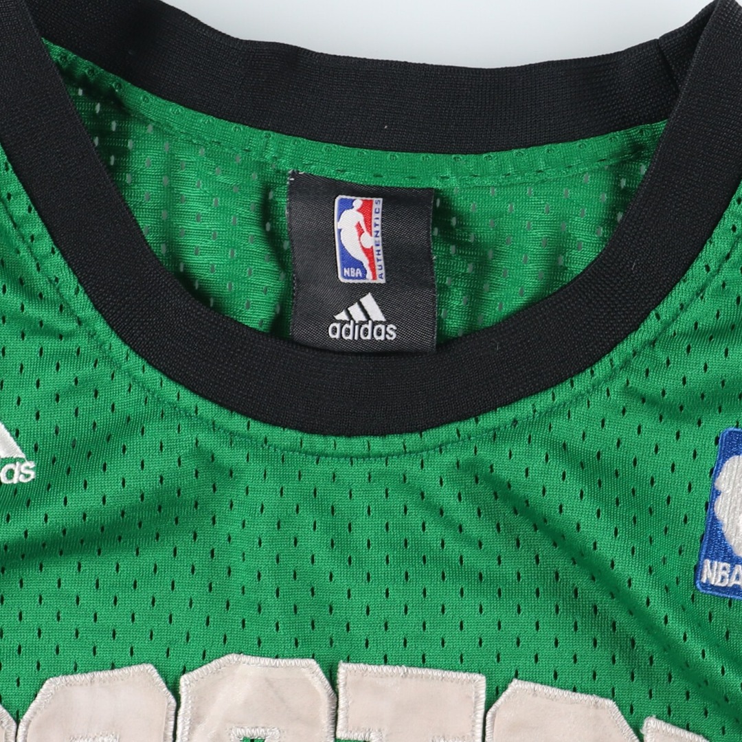 adidas(アディダス)の古着 アディダス adidas NBA BOSTON CELTICS ボストンセルティックス メッシュ ゲームシャツ レプリカユニフォーム メンズXL /eaa445667 メンズのトップス(タンクトップ)の商品写真