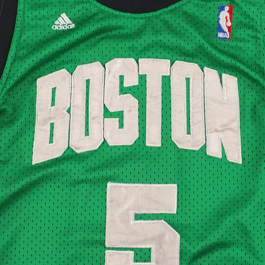 adidas(アディダス)の古着 アディダス adidas NBA BOSTON CELTICS ボストンセルティックス メッシュ ゲームシャツ レプリカユニフォーム メンズXL /eaa445667 メンズのトップス(タンクトップ)の商品写真