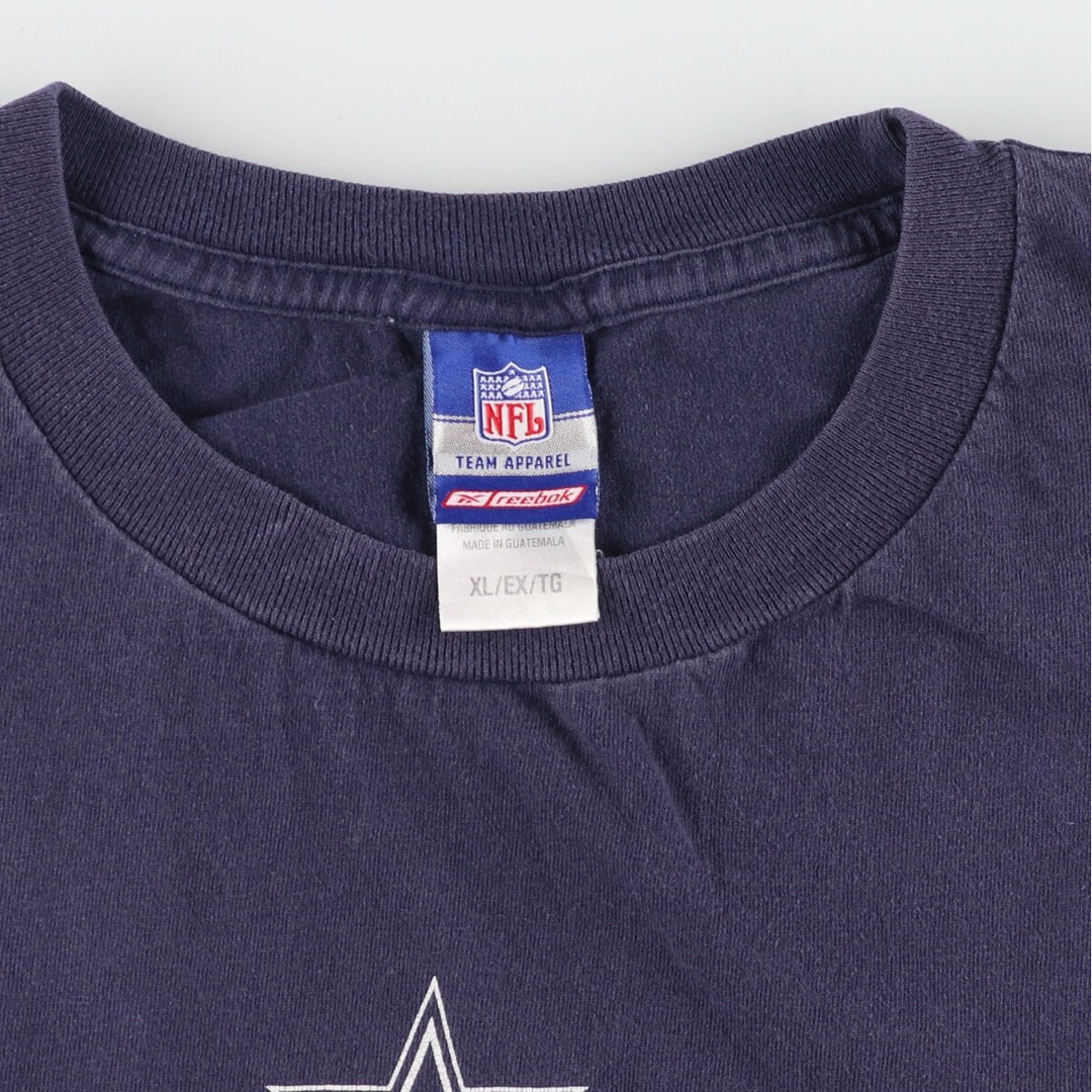 Reebok(リーボック)の古着 リーボック Reebok NFL DALLAS COWBOYS ダラスカウボーイズ スポーツプリントTシャツ メンズXL ヴィンテージ /eaa436671 メンズのトップス(Tシャツ/カットソー(半袖/袖なし))の商品写真