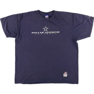 リーボック(Reebok)の古着 リーボック Reebok NFL DALLAS COWBOYS ダラスカウボーイズ スポーツプリントTシャツ メンズXL ヴィンテージ /eaa436671(Tシャツ/カットソー(半袖/袖なし))