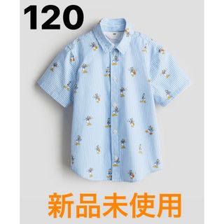 【新品】H&M ドナルド　半袖コットンシャツ