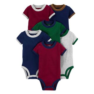 carter's - Carter's 半袖 ロンパース ボディスーツ 3-6m 6枚組 セット