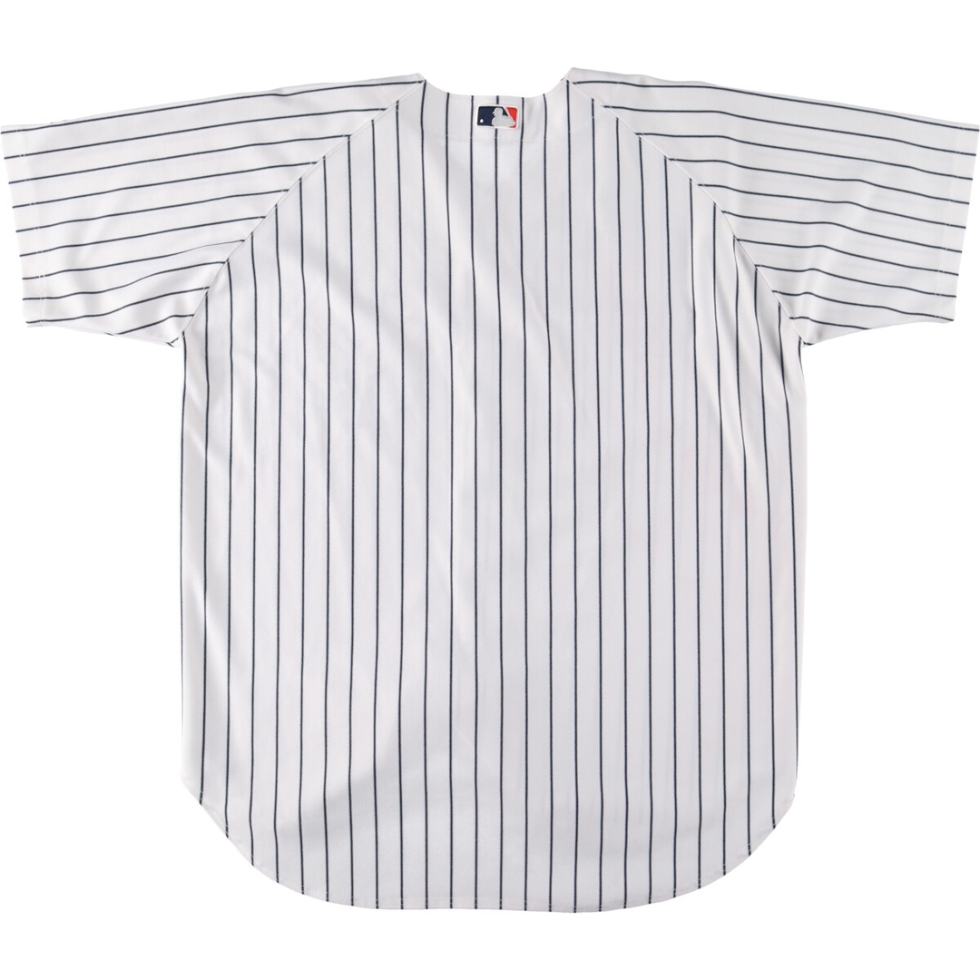 古着 90年代 ラッセル Russell MLB NEW YORK YANKEES ニューヨークヤンキース ゲームシャツ ベースボールシャツ USA製 メンズXXL ヴィンテージ /eaa445652 メンズのトップス(Tシャツ/カットソー(半袖/袖なし))の商品写真