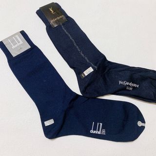 ダンヒル(Dunhill)の【新品】ダンヒル・イヴ・サンローラン　紳士ビジネスソックス　サイズ25  2足(ソックス)