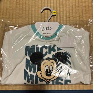 ディズニー(Disney)のLITTC DミッキーフェイスHT(Tシャツ/カットソー)