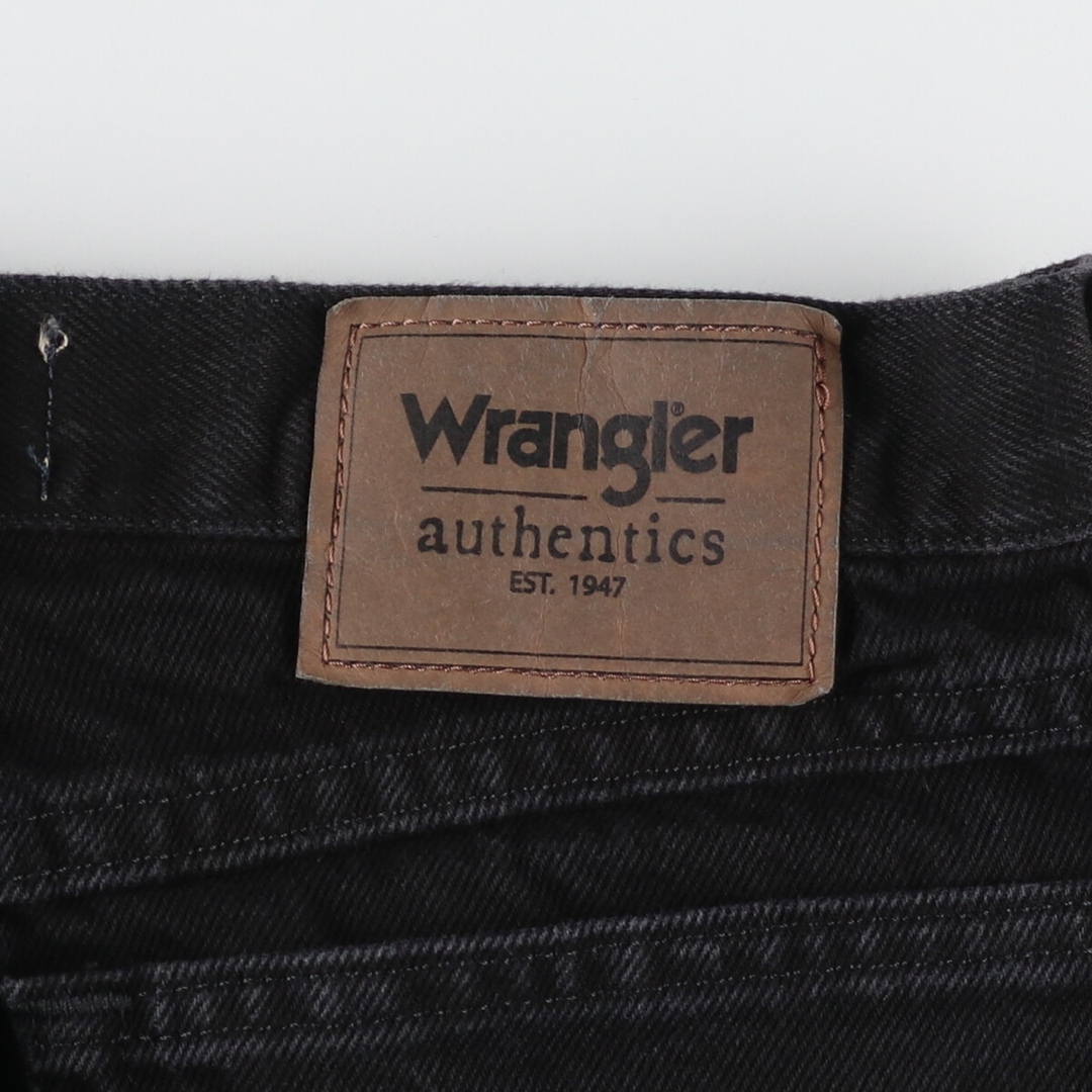 Wrangler(ラングラー)の古着 ラングラー Wrangler ブラックデニム ストレートデニムパンツ メンズw32 /eaa426529 メンズのパンツ(デニム/ジーンズ)の商品写真