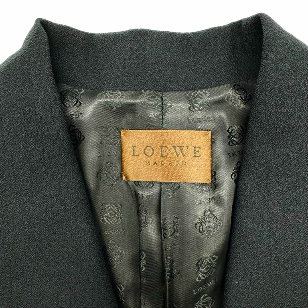 LOEWE(ロエベ)のロエベ ウール エラスタン ジャケット 上着 洋服 レディース ブラック レディースのジャケット/アウター(テーラードジャケット)の商品写真