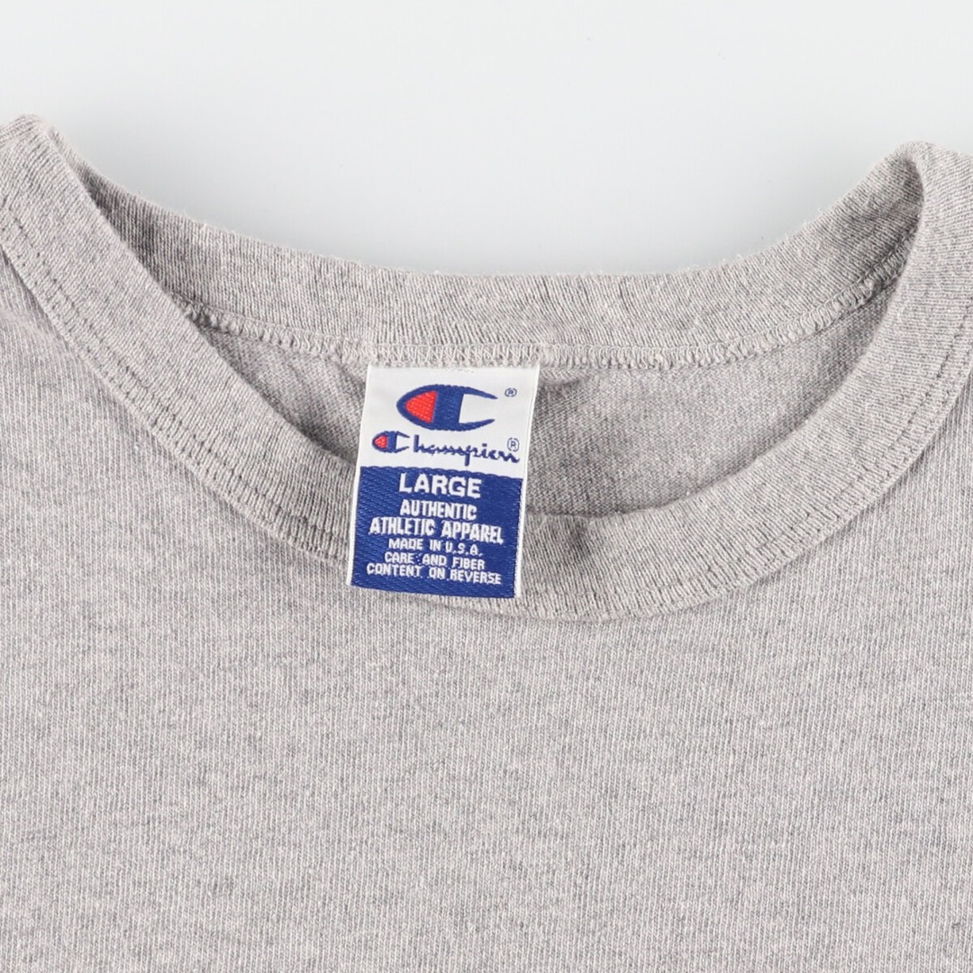 Champion(チャンピオン)の古着 90年代 チャンピオン Champion スポーツTシャツ USA製 メンズL ヴィンテージ /eaa445623 メンズのトップス(Tシャツ/カットソー(半袖/袖なし))の商品写真