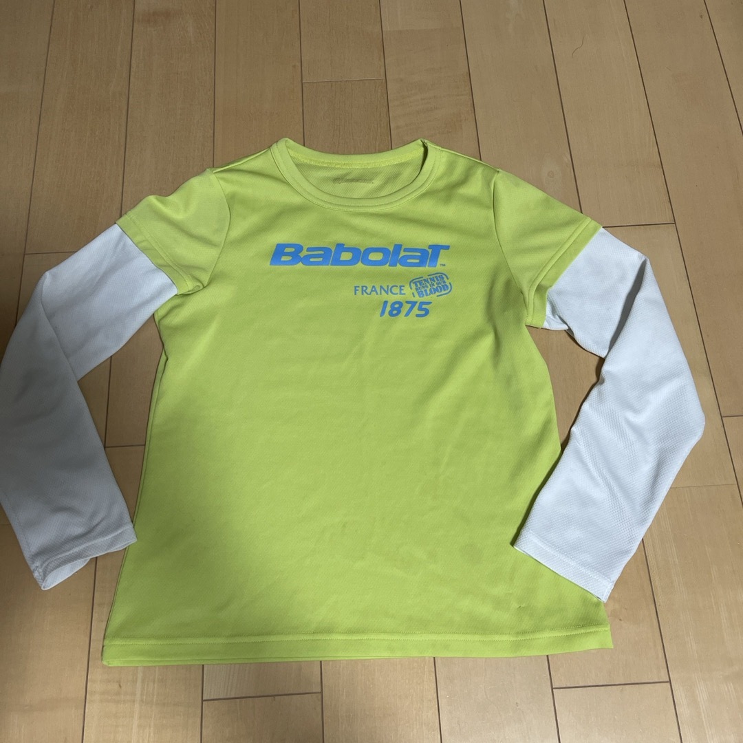 Babolat(バボラ)のバボラ⭐︎長袖Tシャツ⭐︎黄緑⭐︎テニスウェア レディースのトップス(Tシャツ(長袖/七分))の商品写真