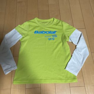 バボラ(Babolat)のバボラ⭐︎長袖Tシャツ⭐︎黄緑⭐︎テニスウェア(Tシャツ(長袖/七分))