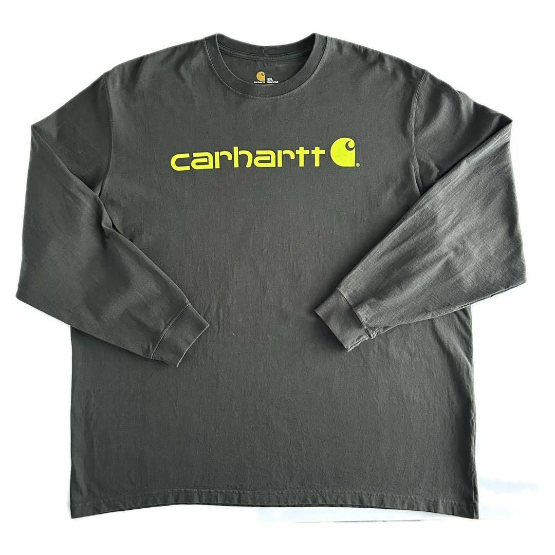 carhartt(カーハート)のCARHARTT カーハート ロンT ロングTシャツ 3XL ダークグレー メンズのトップス(Tシャツ/カットソー(七分/長袖))の商品写真