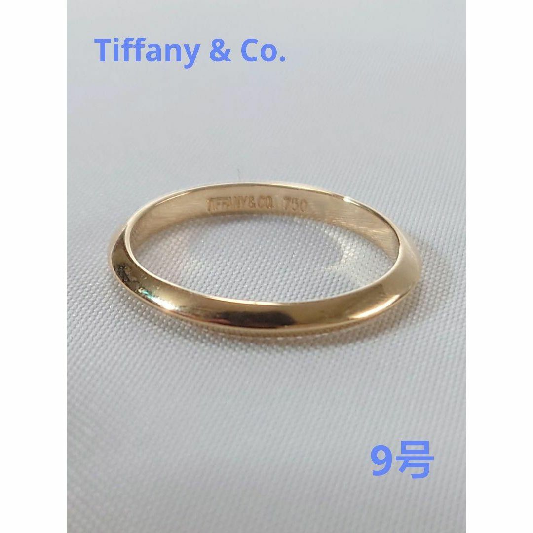 Tiffany & Co.(ティファニー)の【極美品】TIFFANY ティファニー K18YG ナイフエッジ リング 9号 レディースのアクセサリー(リング(指輪))の商品写真