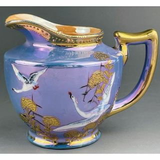 ノリタケ(Noritake)のオールドニッポン ミルクジャグ ミルクポット クリーマー ラスター スワン 白鳥(陶芸)