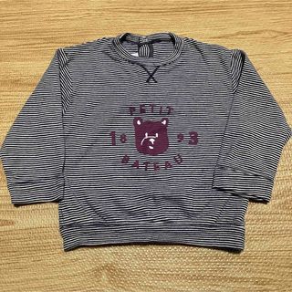 プチバトー(PETIT BATEAU)のプチバトー ミラレプリント長袖Ｔシャツ 18ヶ月 81cm (18mois)(シャツ/カットソー)