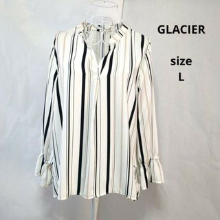 グラシア(GLACIER)のGLACIER　グラシア　レディースブラウス　オーバーブラウス(シャツ/ブラウス(長袖/七分))