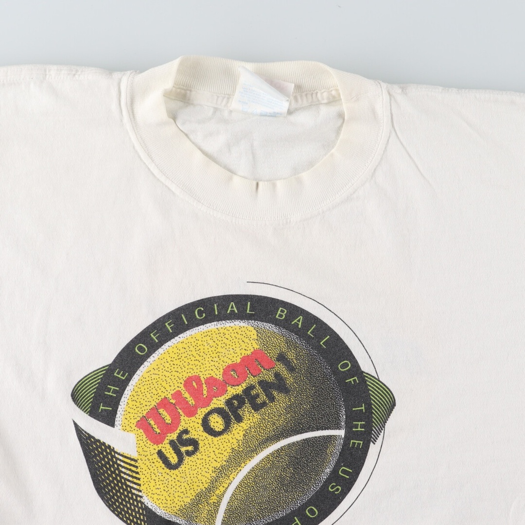 JERZEES(ジャージーズ)の古着 00年代 ジャージーズ Jerzees Wilson ウィルソン US OPEN 全米オープンテニス スポーツTシャツ メンズXL /eaa441742 メンズのトップス(Tシャツ/カットソー(半袖/袖なし))の商品写真