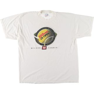 ジャージーズ(JERZEES)の古着 00年代 ジャージーズ Jerzees Wilson ウィルソン US OPEN 全米オープンテニス スポーツTシャツ メンズXL /eaa441742(Tシャツ/カットソー(半袖/袖なし))