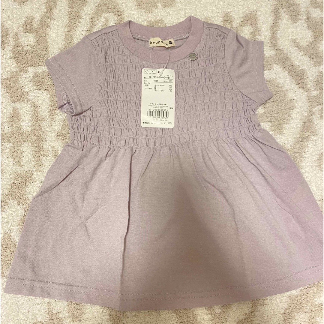 Branshes(ブランシェス)のブランシェス　Tシャツ　100 キッズ/ベビー/マタニティのキッズ服女の子用(90cm~)(Tシャツ/カットソー)の商品写真