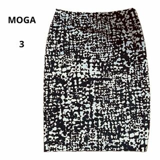 モガ(MOGA)の訳あり MOGA モガ スカート 3 ストレッチ 日本製 おしゃれ(ひざ丈スカート)
