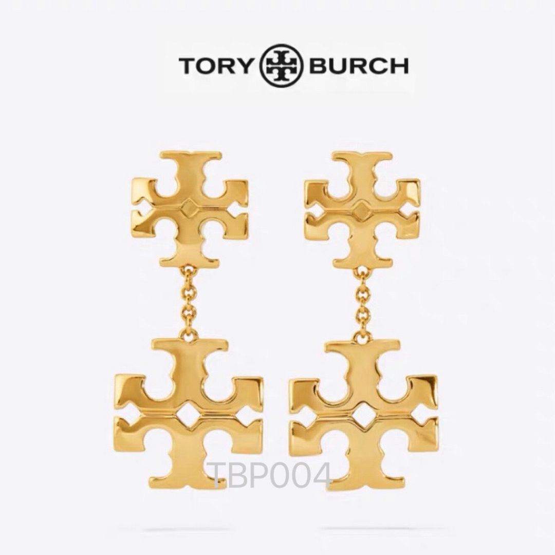 Tory Burch(トリーバーチ)のTBP004G3トリーバーチ Tory Burch   2連　ゆらゆら　ピアス レディースのアクセサリー(ピアス)の商品写真