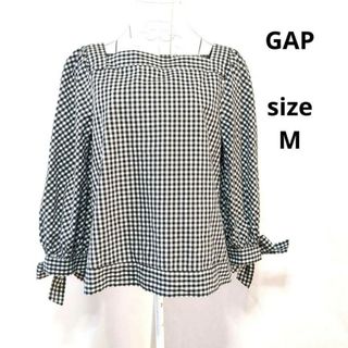 ギャップ(GAP)のGAP　ギャップ　オーバーブラウス　七分袖ブラウス　レディースシャツ(シャツ/ブラウス(半袖/袖なし))