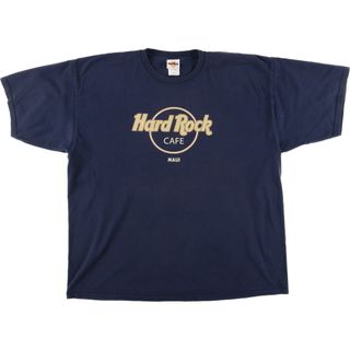 古着 ハードロックカフェ HARD ROCK CAFE MAUI アドバタイジングTシャツ メンズXXL /eaa446267(Tシャツ/カットソー(半袖/袖なし))