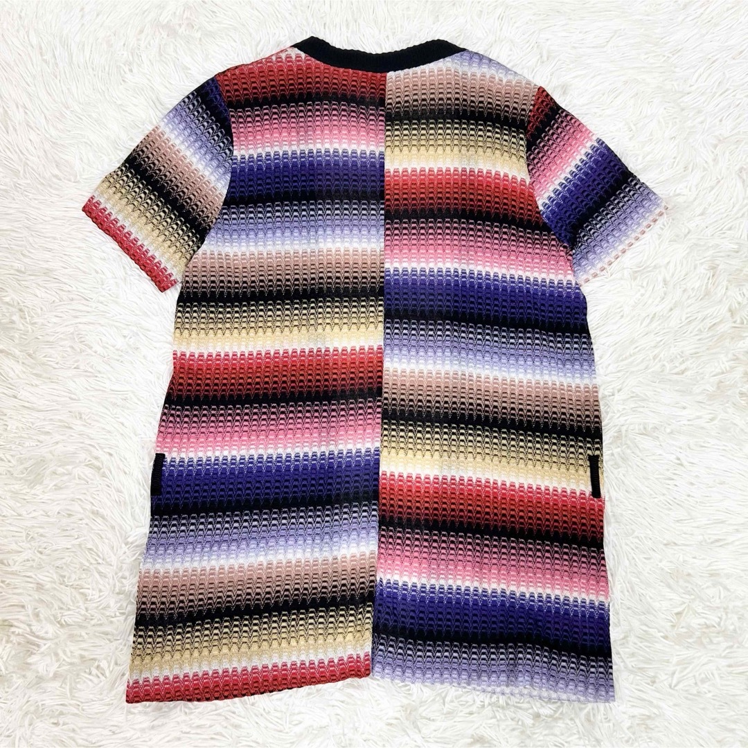 MISSONI(ミッソーニ)の美品✨MISSONI ミッソーニ 最高級品 カーディガン 羽織り オレンジタグ レディースのトップス(カーディガン)の商品写真