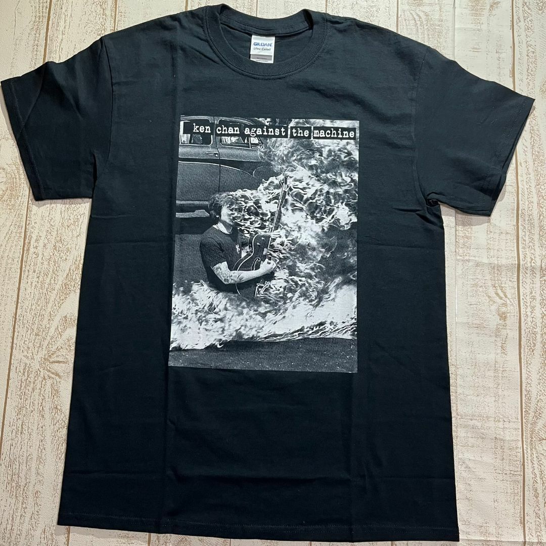 超希少【Ken Yokoyama】横山 健 レイジパロディTシャツ ブラック M エンタメ/ホビーのタレントグッズ(ミュージシャン)の商品写真