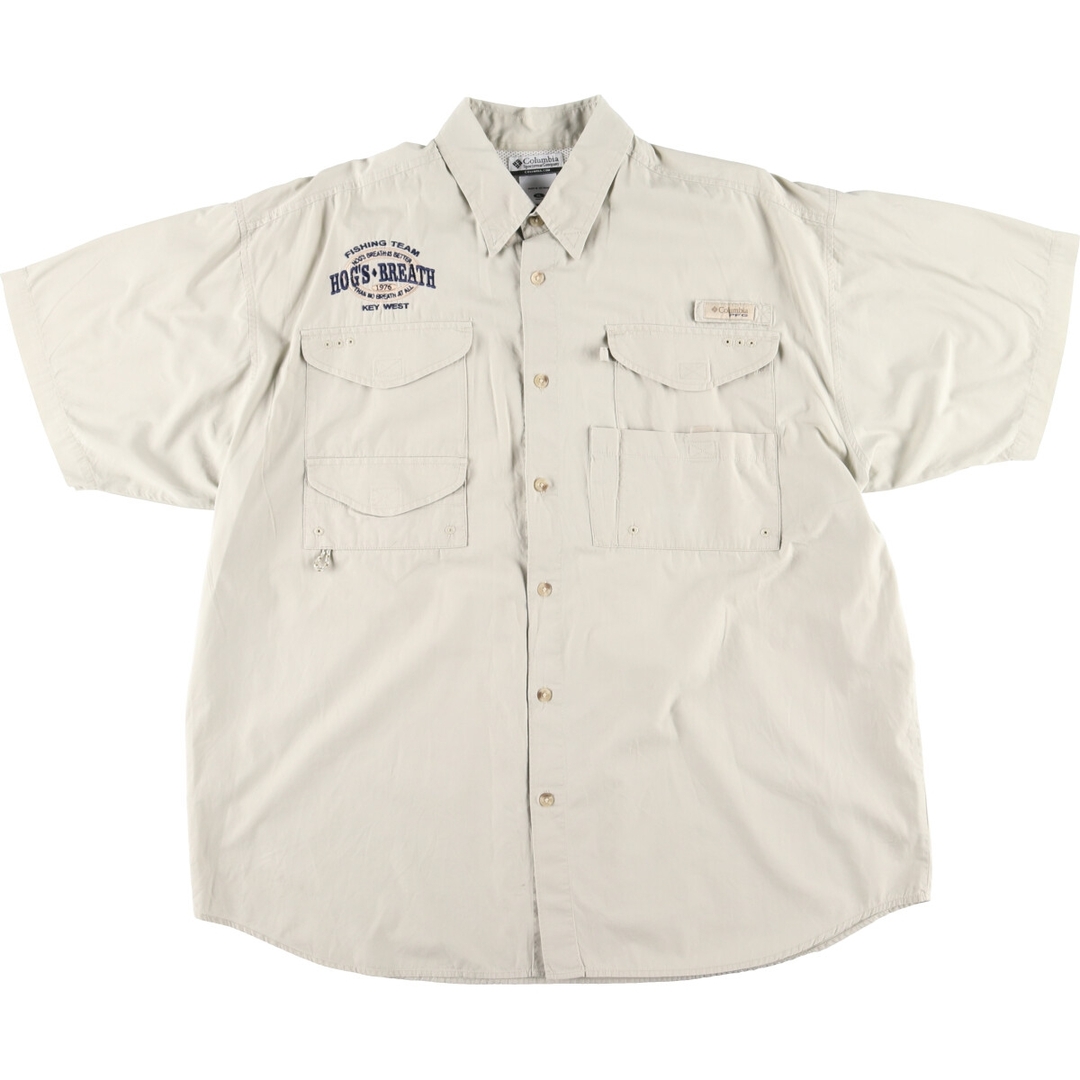 Columbia(コロンビア)の古着 コロンビア Columbia PFG 半袖 フィッシングシャツ メンズXL /eaa441214 メンズのトップス(シャツ)の商品写真