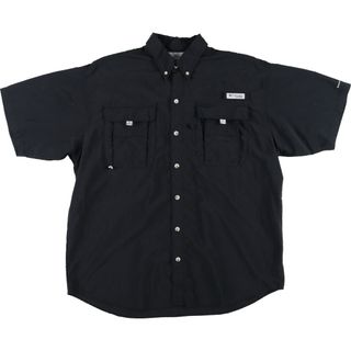 コロンビア(Columbia)の古着 コロンビア Columbia PFG OMNI-SHADE ボタンダウン 半袖 フィッシングシャツ メンズM /eaa441221(シャツ)